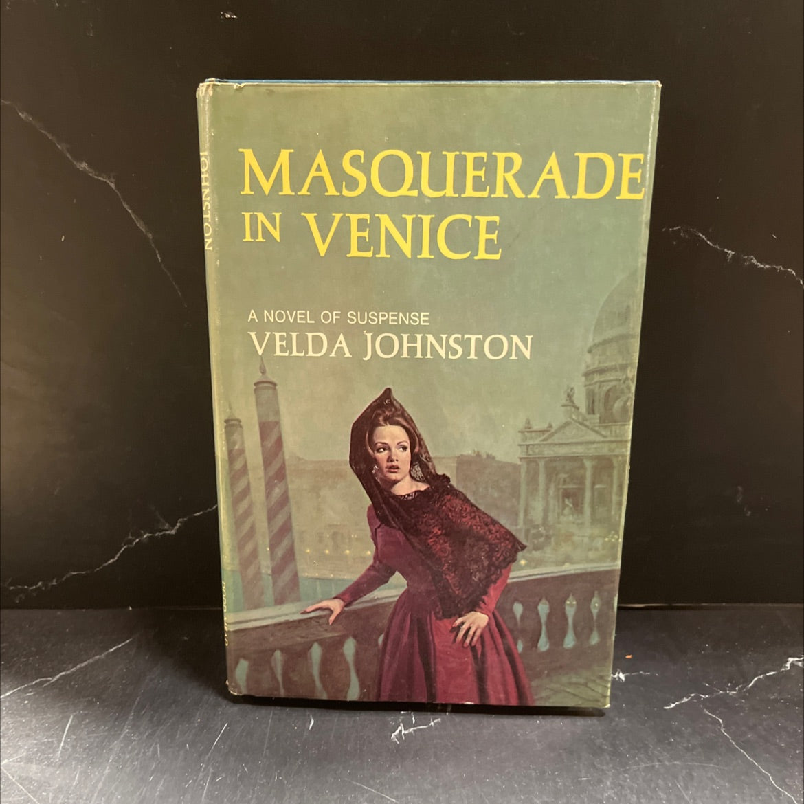 masquerade in venice book, by velda johnston, 1973 Hardcover image 1
