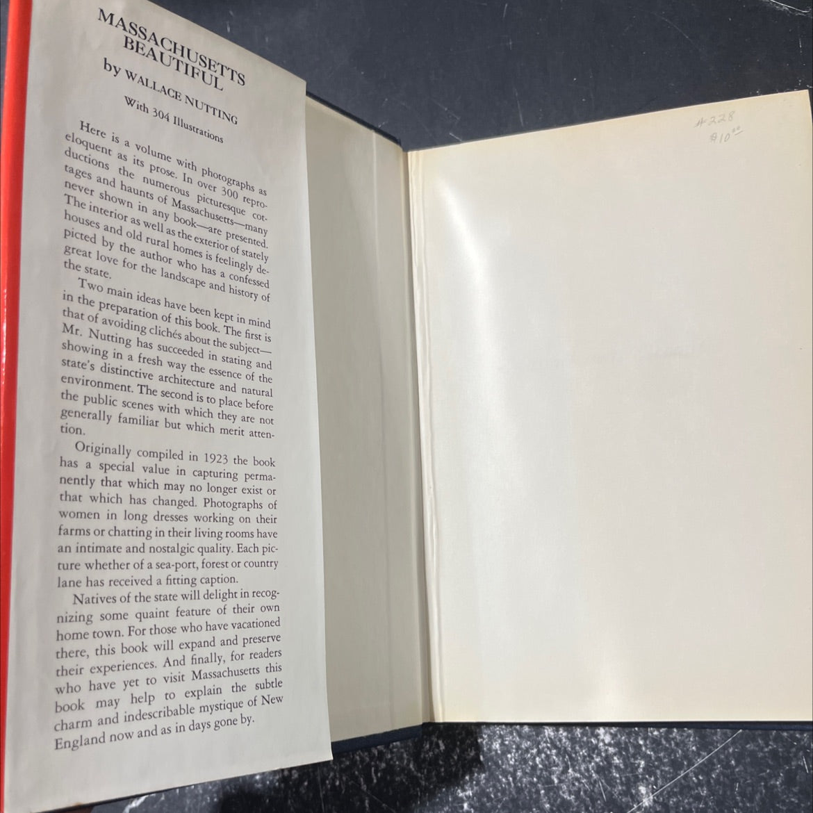 massachusetts beautiful book, by wallace nutting, 1923 Hardcover image 4