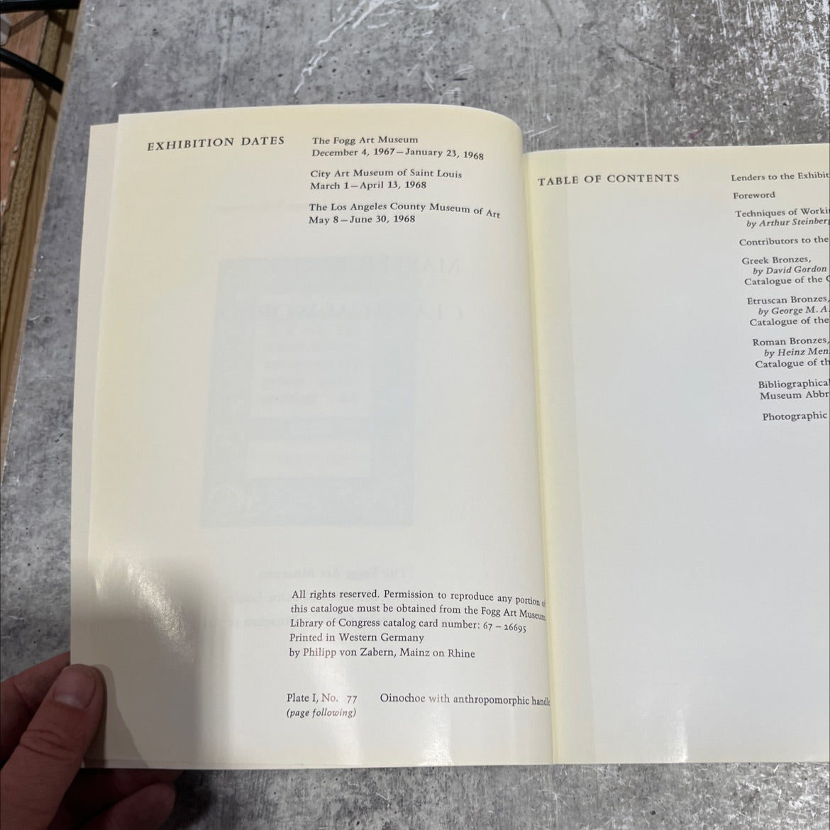 master bronzes from the classical world book, by David Gordon Mitten, Suzannah F. Doeringer, 1968 Paperback image 3