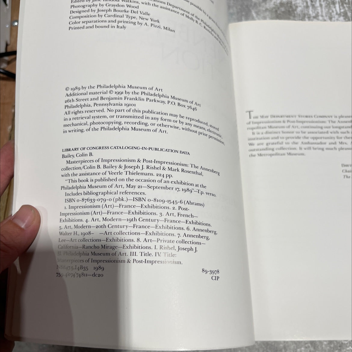 masterpieces of impressionism & post-impressionism: the annenberg collection book, by Colin B. Bailey, Joseph J. image 3