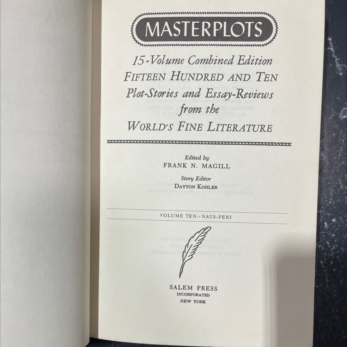 masterplots 15-volume combined edition fifteen hundred and ten plot-stories and essay-reviews from the world's fine image 2