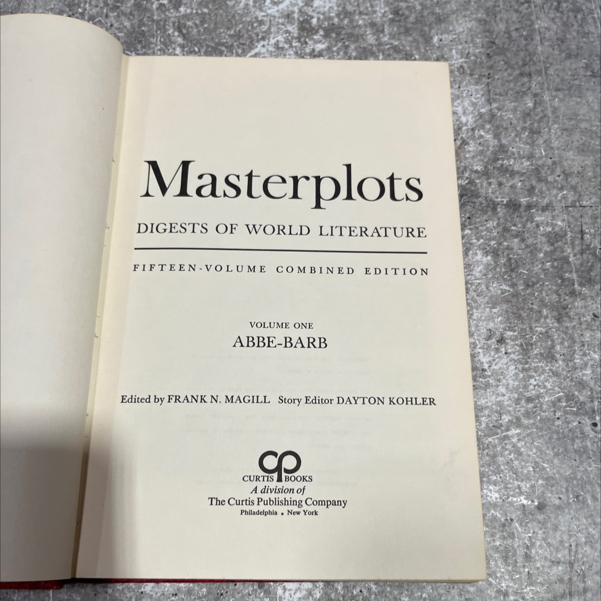 masterplots digests of world literature fifteen-volume combined edition volume one abbe-barb book, by frank n. magill, image 2