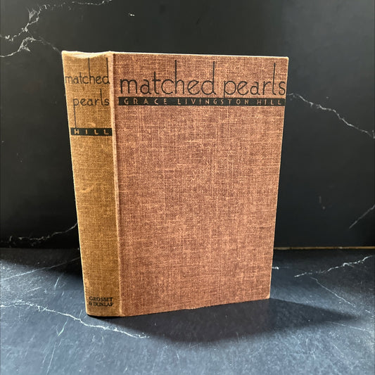 matched pearls book, by grace livingston hill, 1933 Hardcover image 1