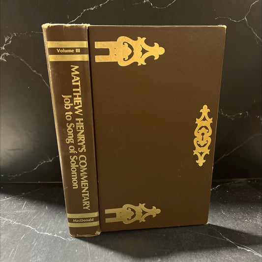 matthew henry's commentary on the whole bible vol. iii job to song of solomon book, by matthew henry, 1970 Hardcover image 1