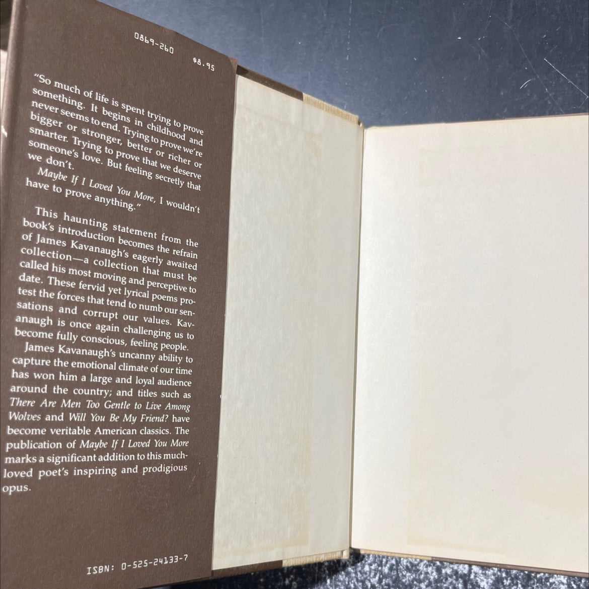 maybe if i loved you more book, by James Kavanaugh, 1982 Hardcover image 4