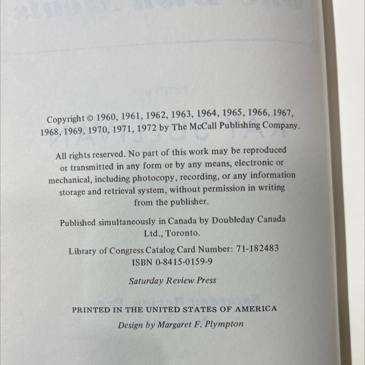 mccall's book of wonderful one-dish meals book, by kay sullivan, 1972 Hardcover image 3