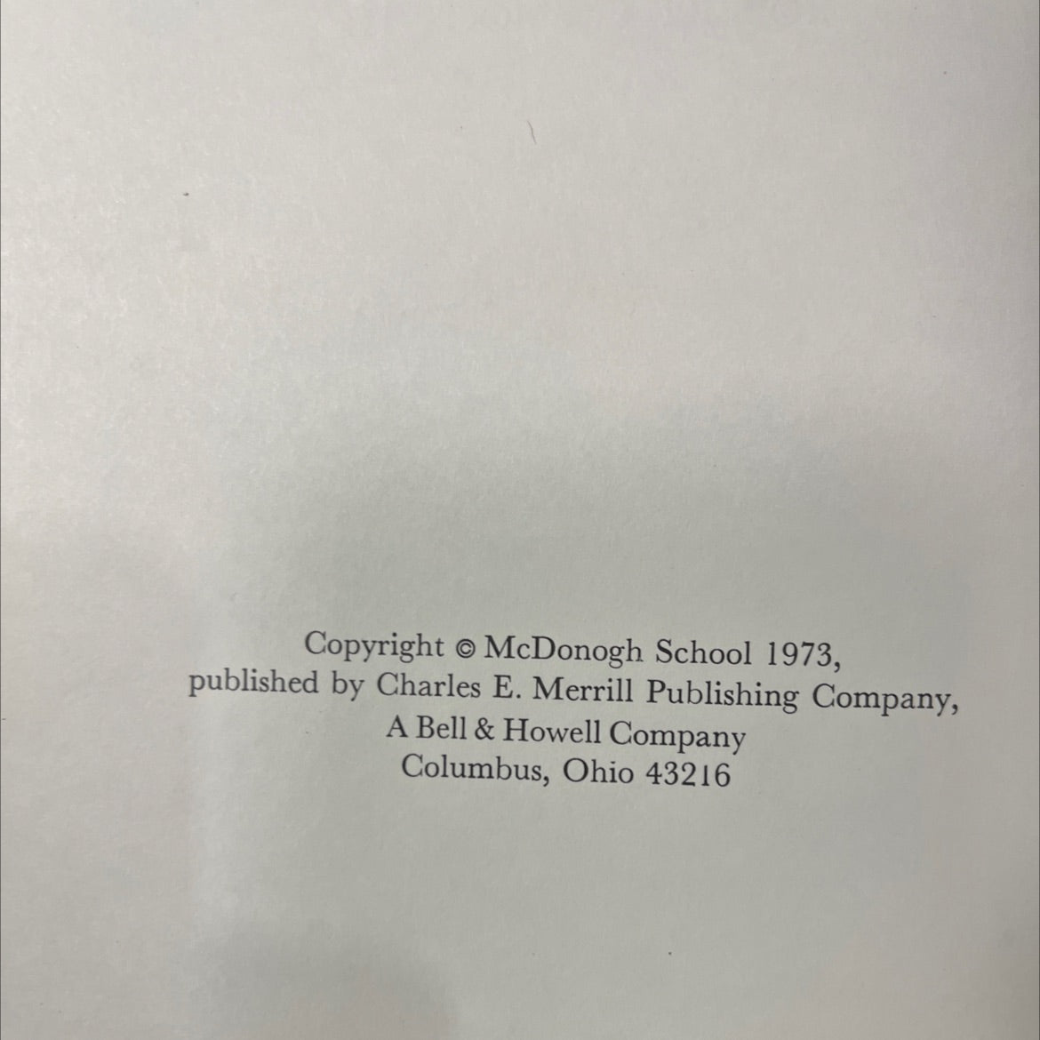 mcdonogh school: an interpretive chronology book, by hugh f. burgess, jr. robert c. smoot, iii, 1973 Hardcover image 3