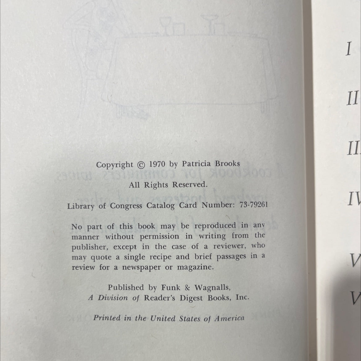 meals that can wait book, by Patricia Brooks, 1970 Hardcover image 3