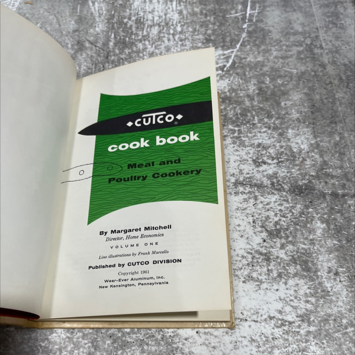 meat and poultry cookery book, by Margaret Mitchell, 1961 Hardcover image 2