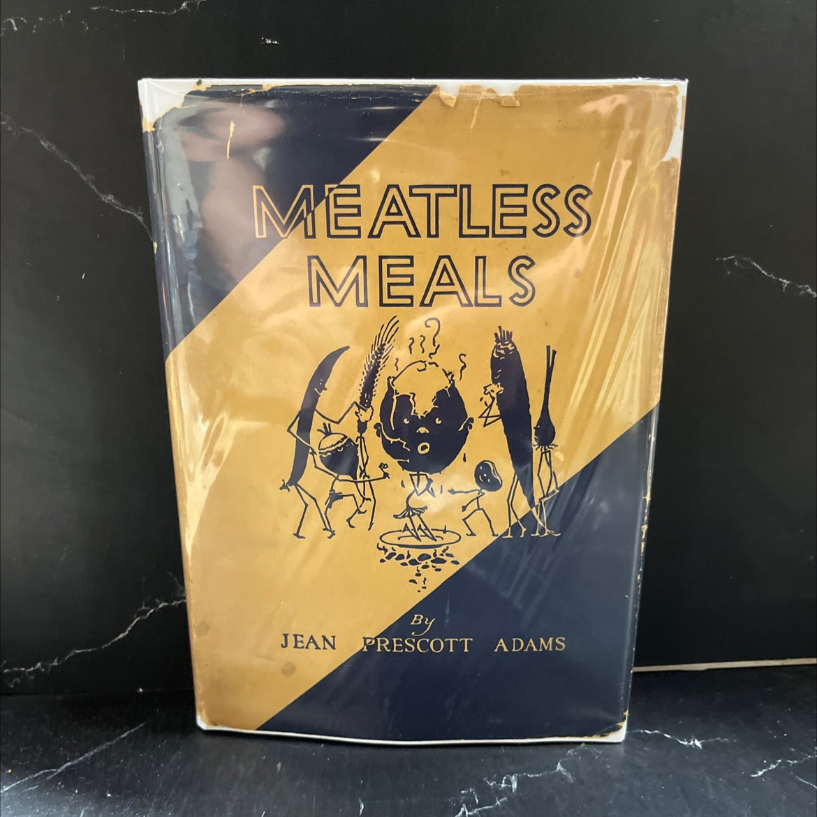 meatless meals book, by jean prescott adams, 1939 Hardcover image 1