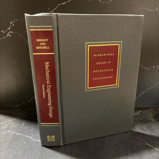 mechanical engineering design book, by joseph edward shigley, larry d. mitchell, 1983 Hardcover image 1