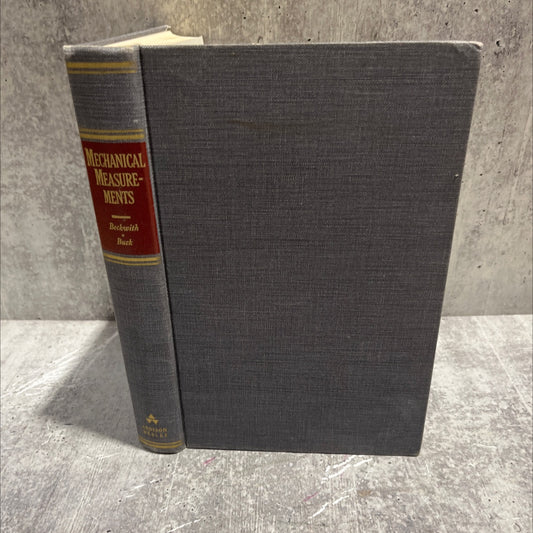 mechanical measurements book, by t. g. beckwith and n. lewis buck, 1964 Hardcover image 1