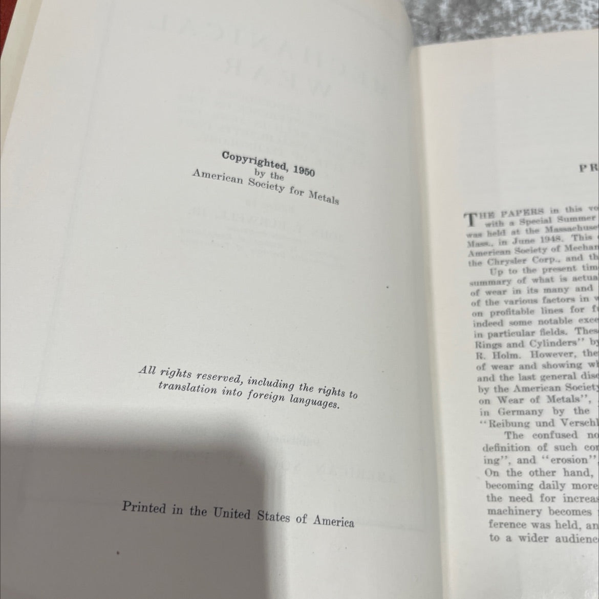 mechanical wear being the proceedings of a summer conference on this subject held in june 1948 at the massachusetts image 3