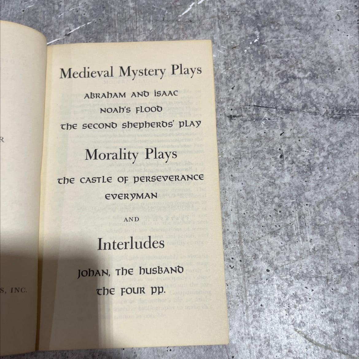 medieval mystery plays book, by unknown, 1962 Paperback image 2