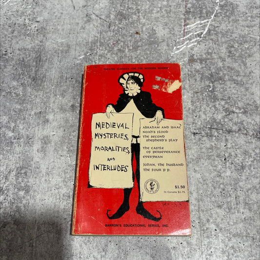 medieval mystery plays book, by unknown, 1962 Paperback image 1