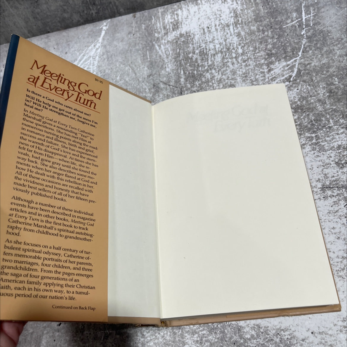 meeting god at every turn book, by catherine marshall, 1980 Hardcover image 4