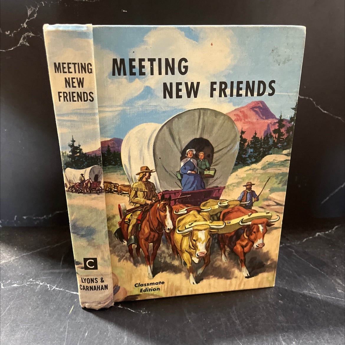 meeting new friends book, by marie c. cuddy, guy l. bond, 1956 Hardcover image 1