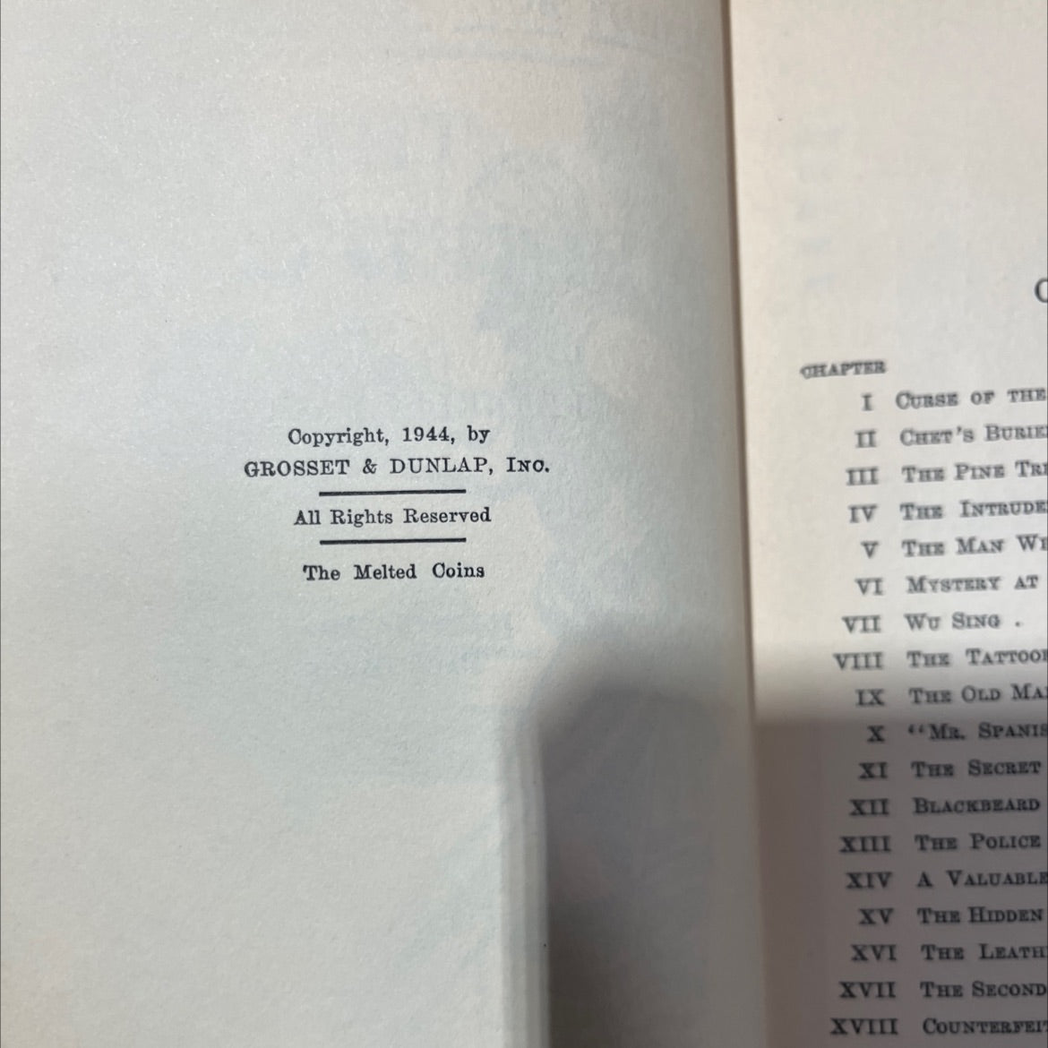 melted coins book, by franklin w. dixon, 1944 Hardcover, Antique image 3
