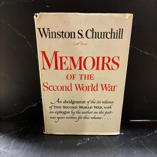 memoirs of the second world war book, by winston s. churchill, 1959 Hardcover image 1