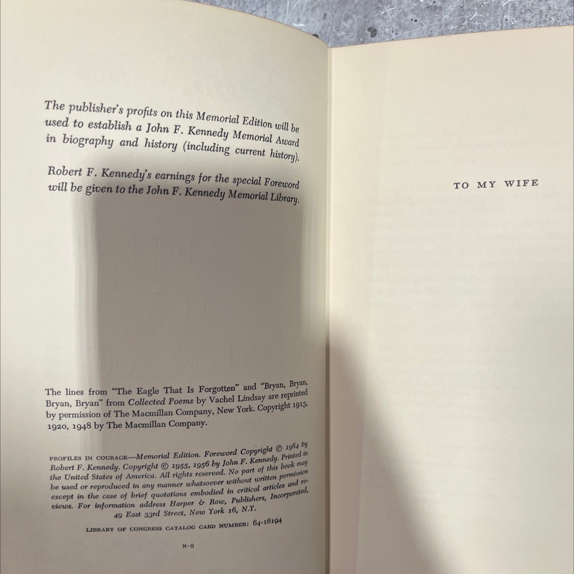 memorial edition john f. kennedy profiles in courage book, by john f. kennedy, 1964 Hardcover image 3