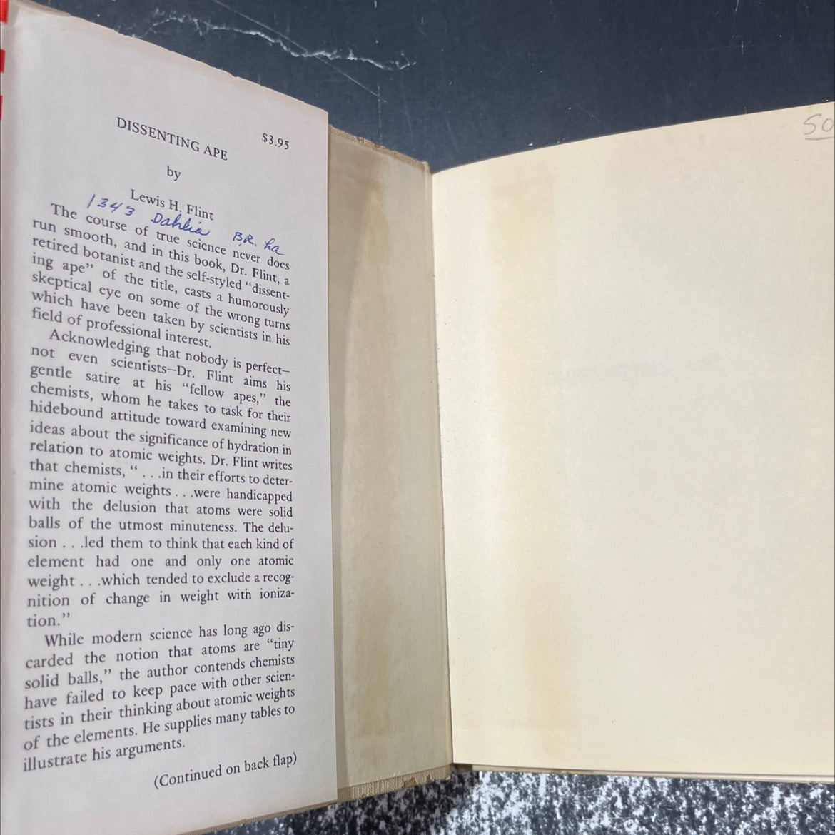 merica dissenting book, by lewis h. flint, 1973 Hardcover image 4