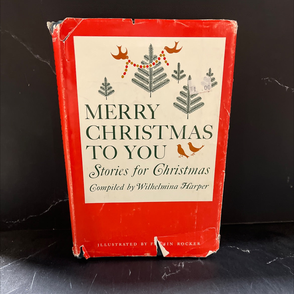 merry christmas to you book, by Wilhelmina Harper, 1965 Hardcover image 1