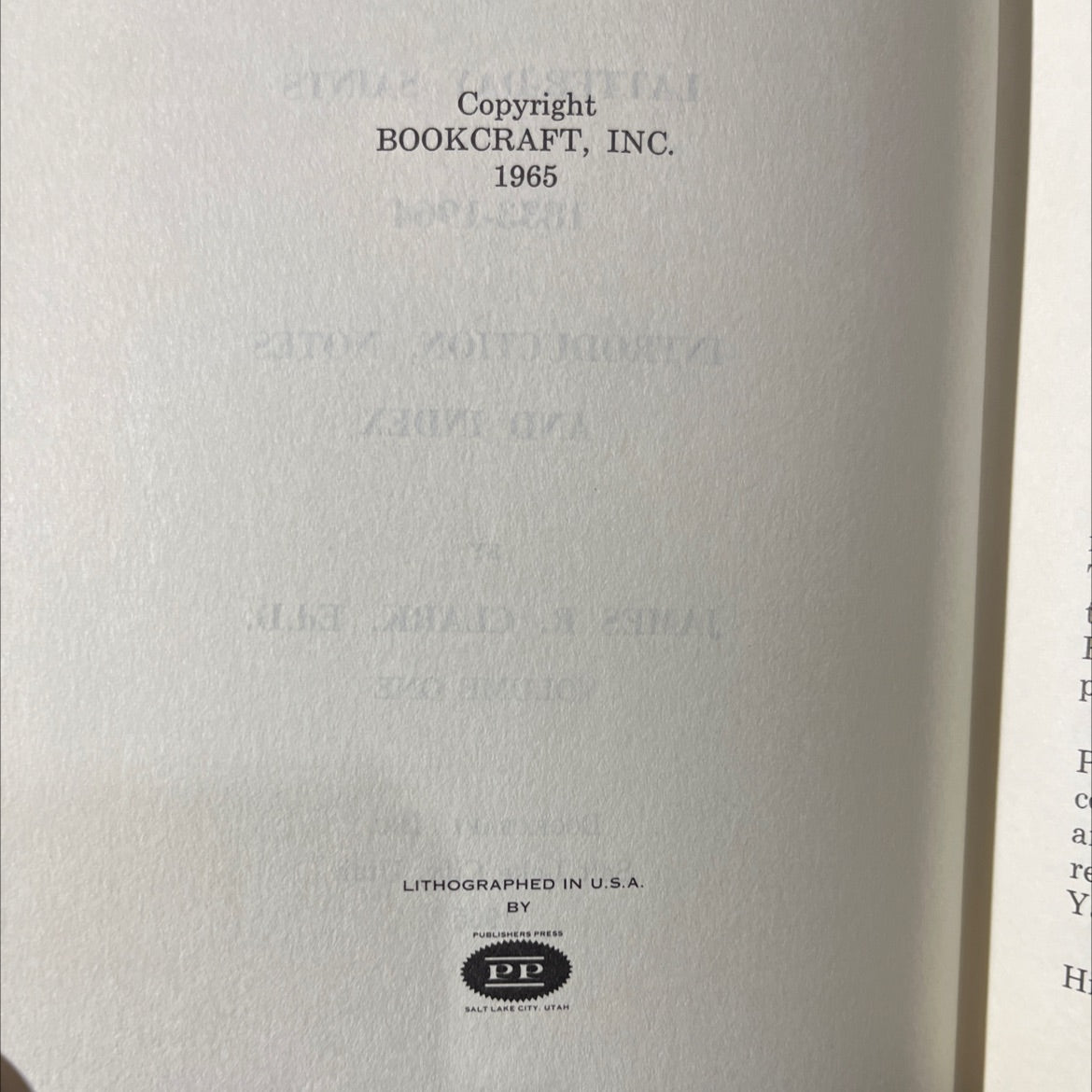 messages of the first presidency of the church of jesus christ of latter-day saints 1833-1964 book, by james r. clark, image 3