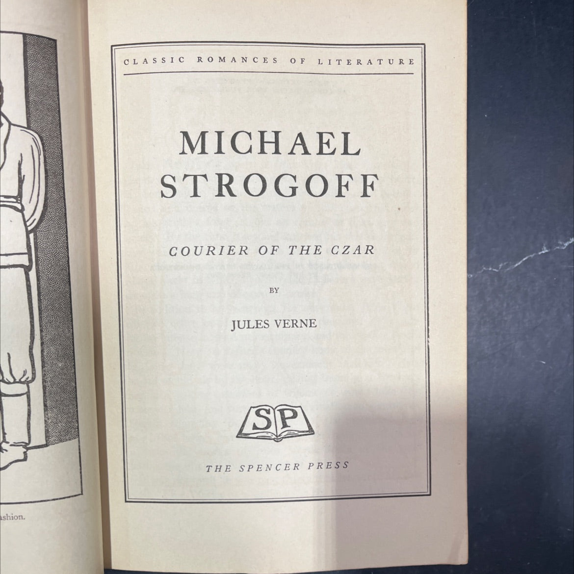 michael strogoff courier of the czar book, by jules verne, 1937 Hardcover image 2