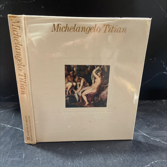 michelangelo/titian book, by unknown, 1971 Hardcover, Vintage, Folio image 1