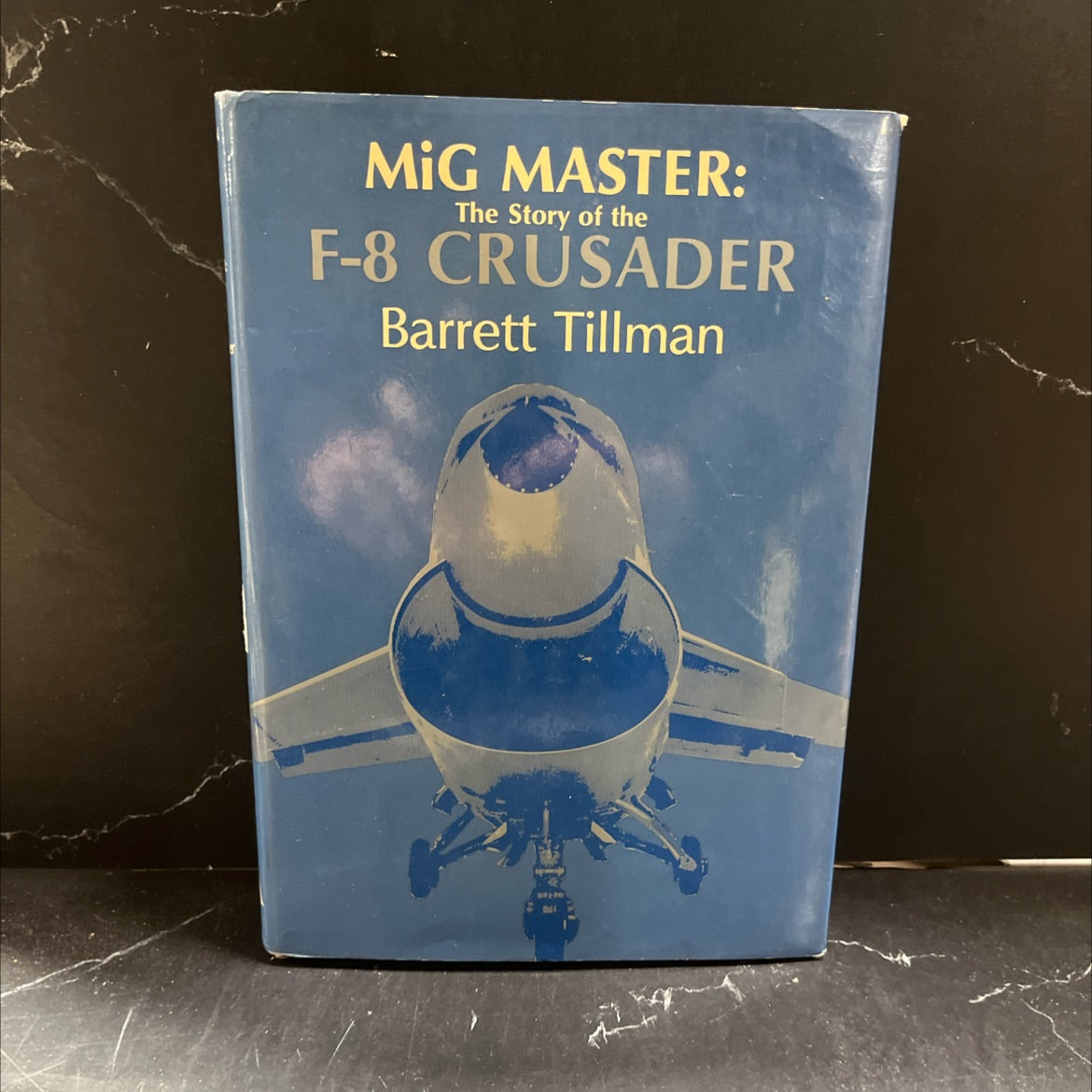 SIGNED mig master: the story of the f-8 crusader book, by barrett tillman, 1980 Hardcover, Vintage image 1