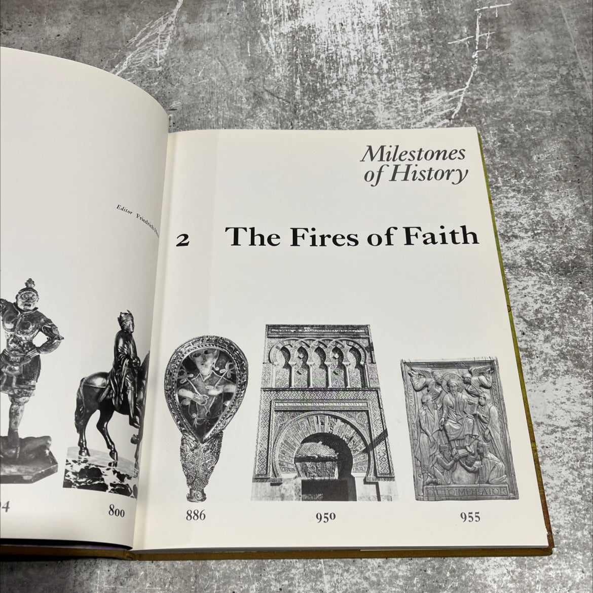 milestones of history the fires of faith book, by Friedrich, 1973 Hardcover image 2