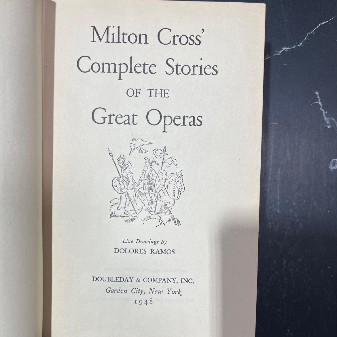 milton cross' complete stories of the great operas book, by milton j. cross, 1948 Hardcover image 2