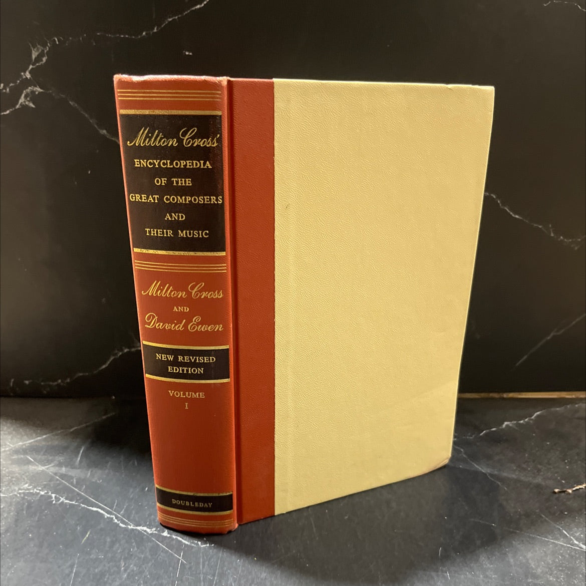milton cross' encyclopedia of the great composers and their music book, by milton cross and david ewen, 1962 Hardcover image 1