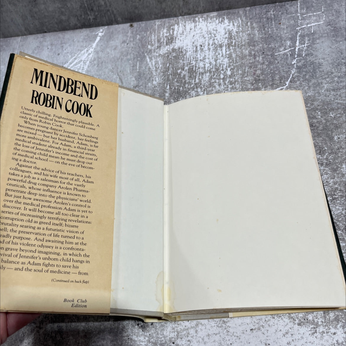mindbend book, by robin cook, 1985 Hardcover image 4