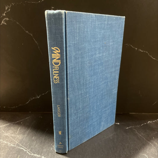 mindfulness book, by Ellen J. Langer, 1989 Hardcover image 1