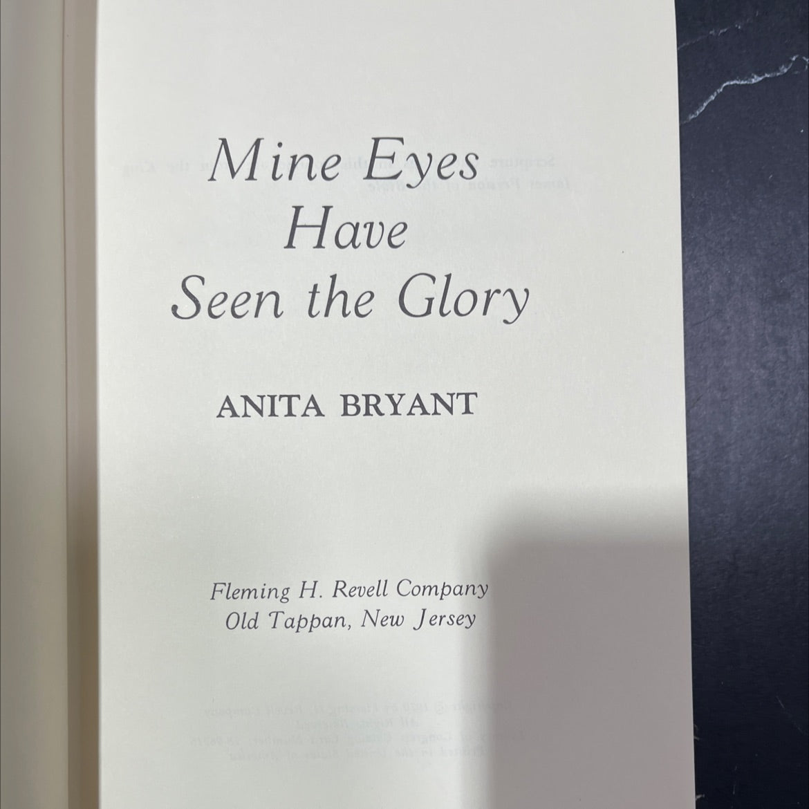 mine eyes have seen the glory book, by anita bryant, 1992 Hardcover image 2