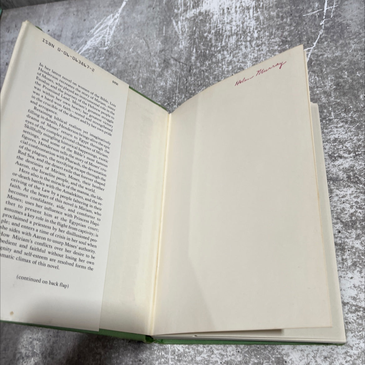 miriam book, by lois t. henderson, 1983 Hardcover image 4