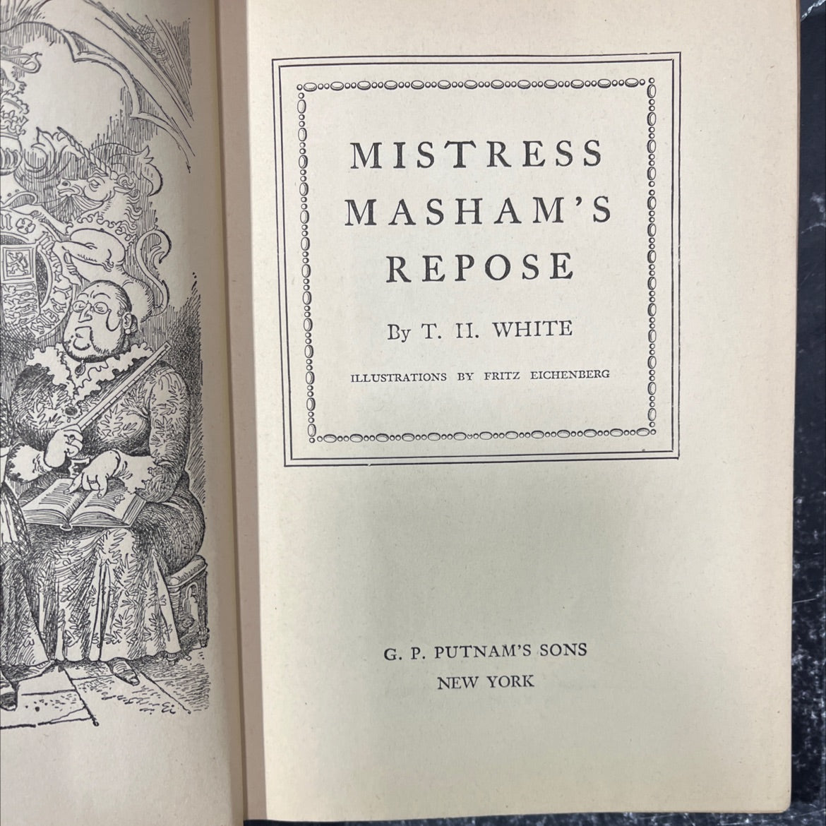 mistress masham's repose book, by t. h. white, 1946 Hardcover image 2