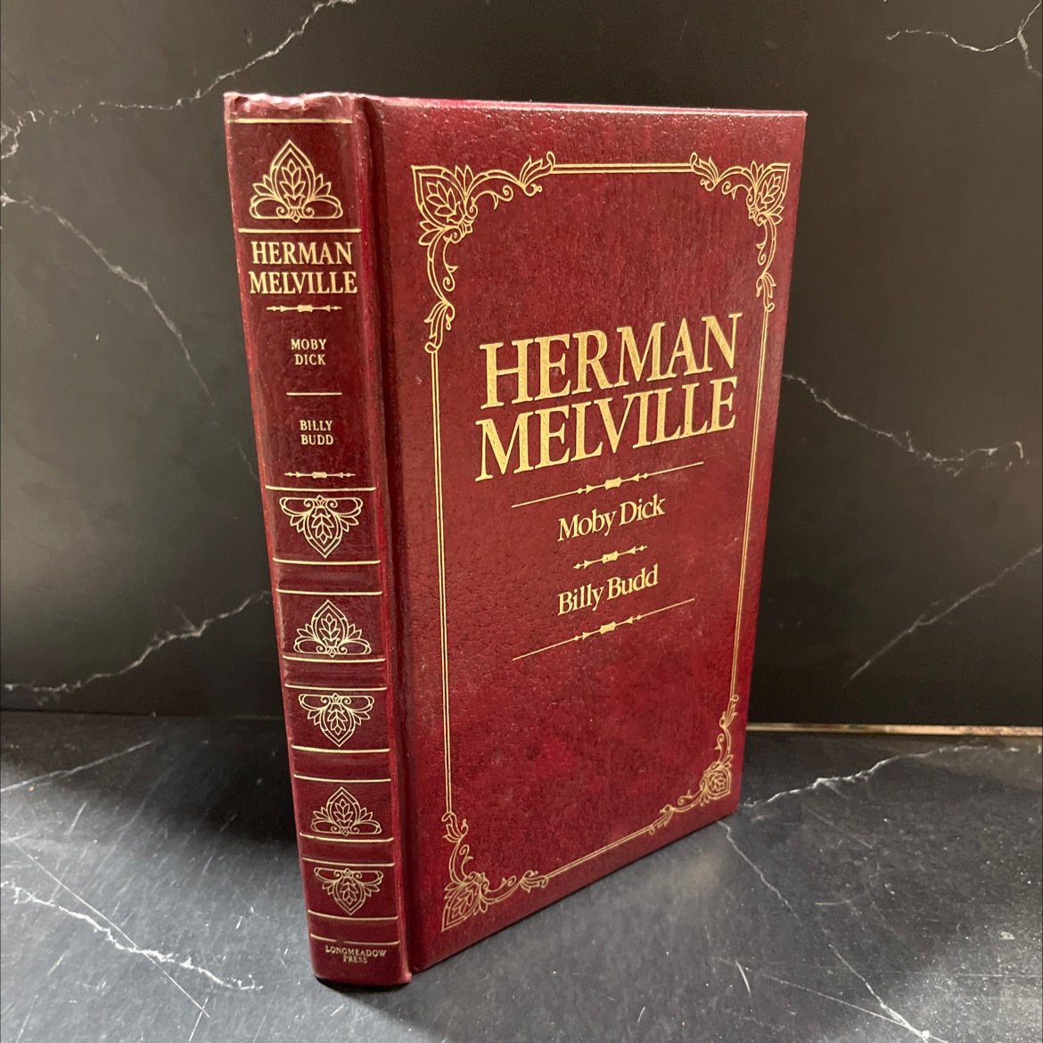 moby dick billy budd book, by herman melville, 1984 Leather image 1