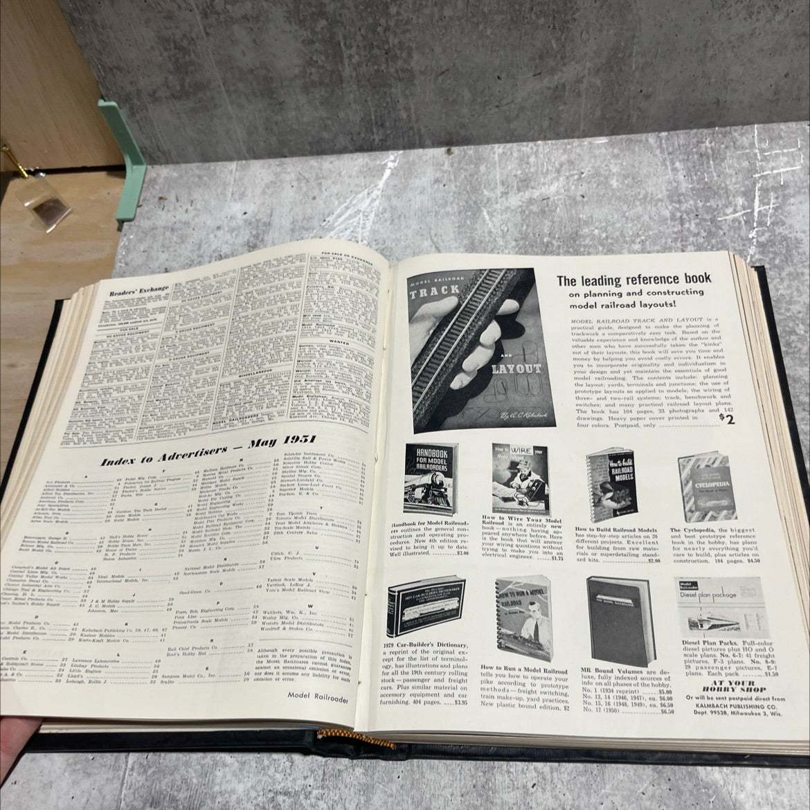 model railroading is fun book, by Ellison A, 1951 Hardcover image 4