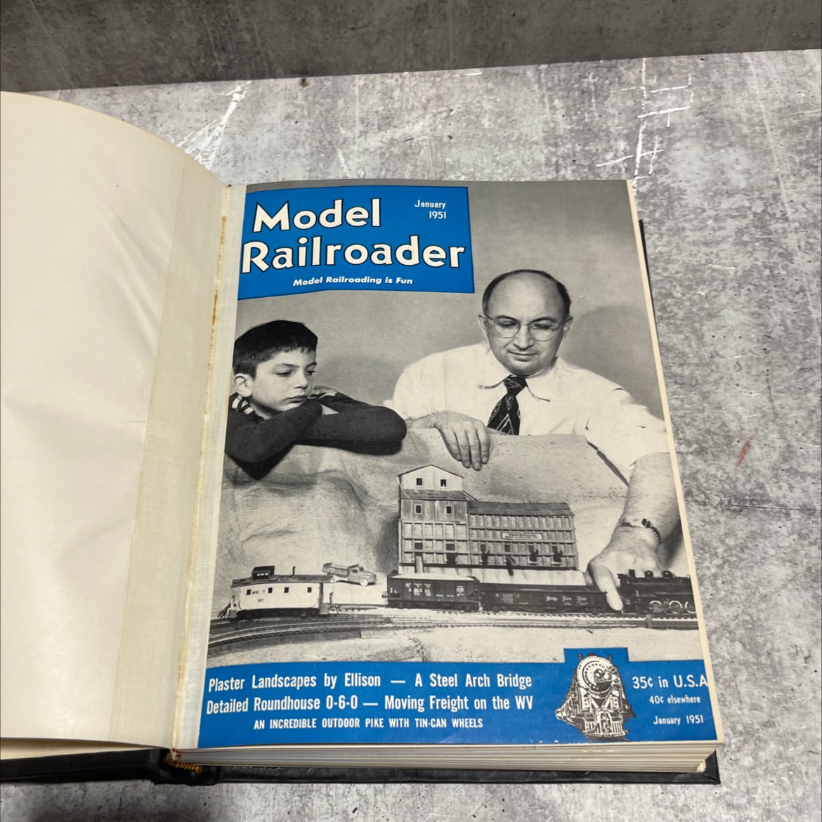 model railroading is fun book, by Ellison A, 1951 Hardcover image 2