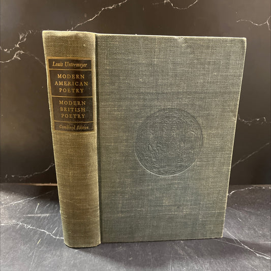 modern american poetry modern british poetry book, by Louis Untermeyer, 1950 Hardcover image 1