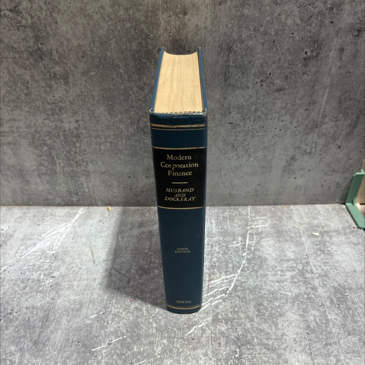 modern corporation finance book, by william h. husband, ph.d. and james c. dockeray, ph.d., 1970 Hardcover image 4