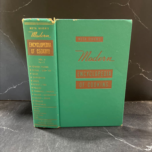 modern encyclopedia of cooking book, by meta given, 1959 Hardcover image 1