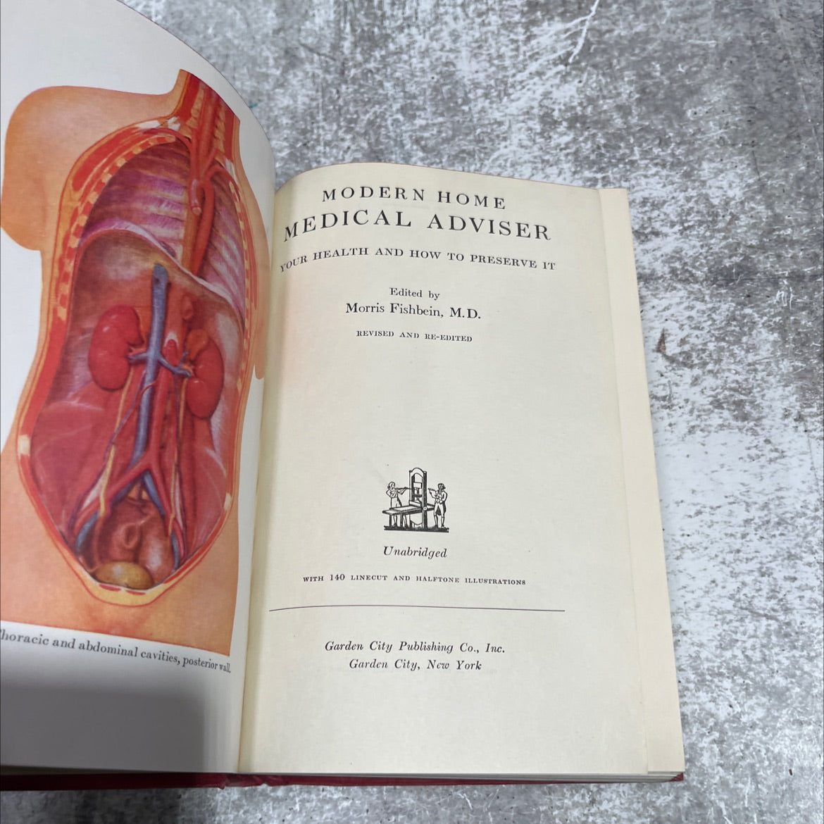 modern home medical adviser your health and how to preserve it book, by morris fishbein, m.d., 1970 Hardcover image 2