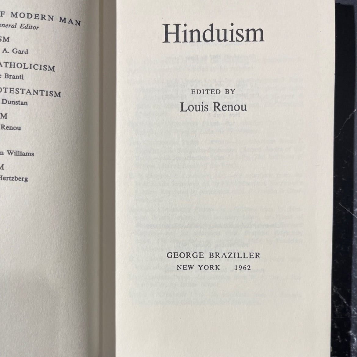 modern man book, by louis renou, 1962 Hardcover image 2