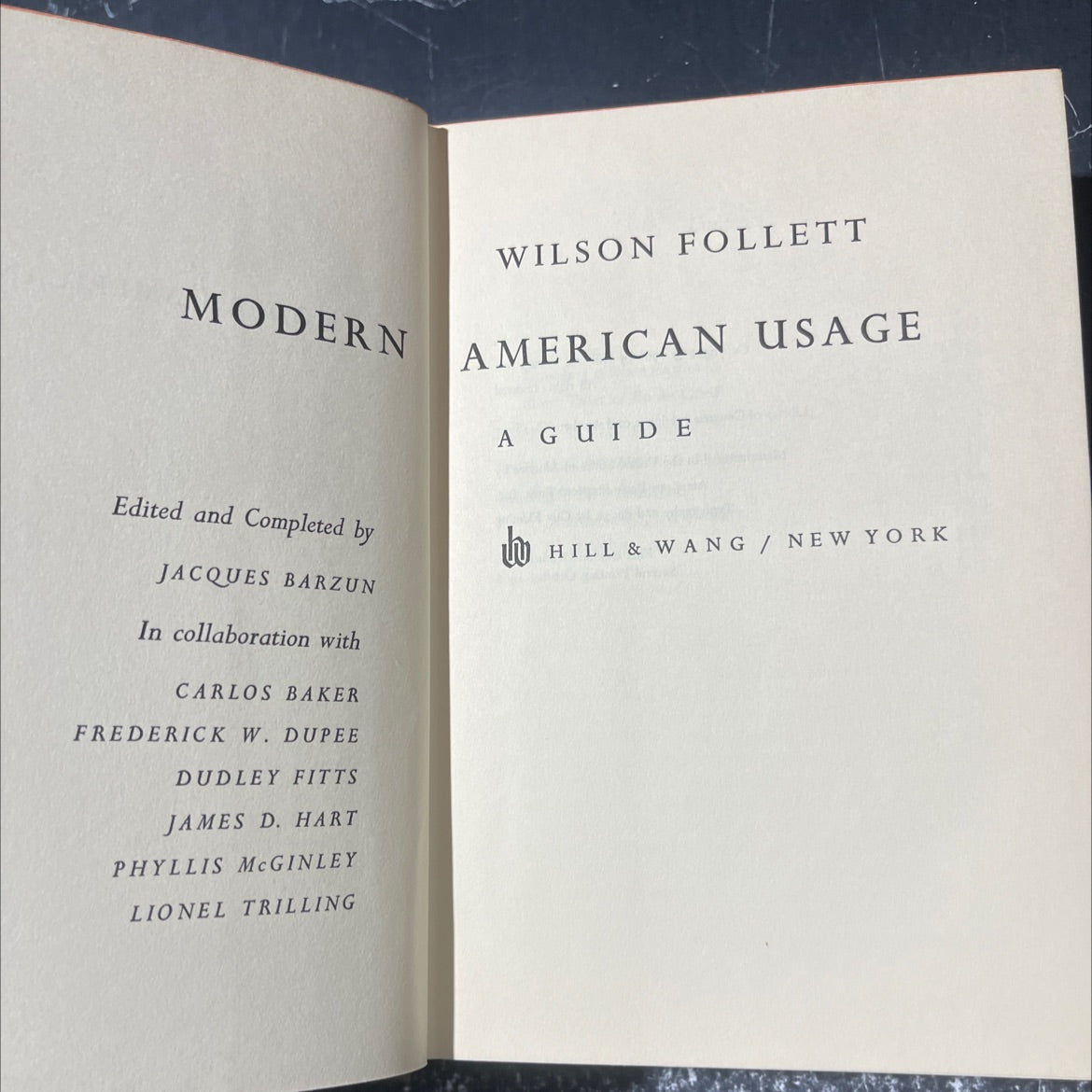 modern book, by jacques barzun, 1966 Hardcover image 2