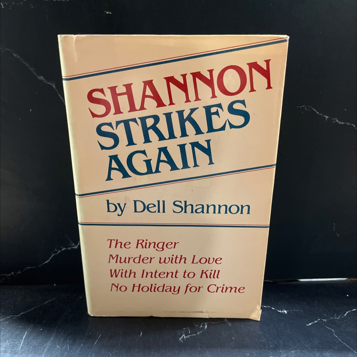 mommah shannon strikes again book, by dell shannon, 1973 Hardcover image 1