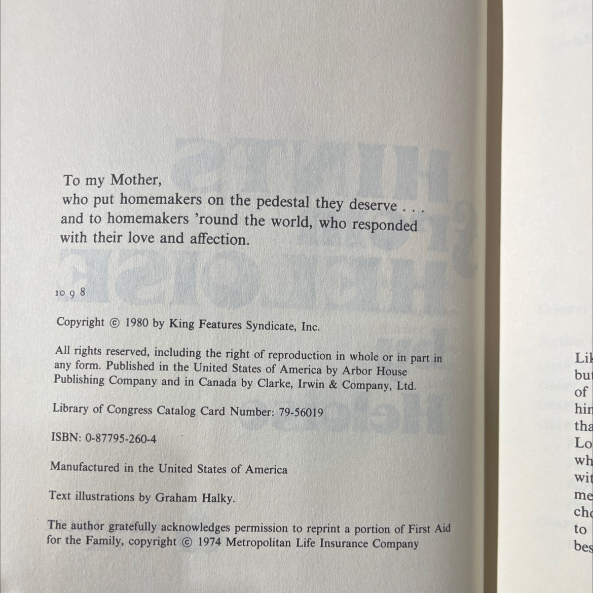 SIGNED money savers hints from heloise book, by Heloise, 1980 Hardcover, Vintage image 3