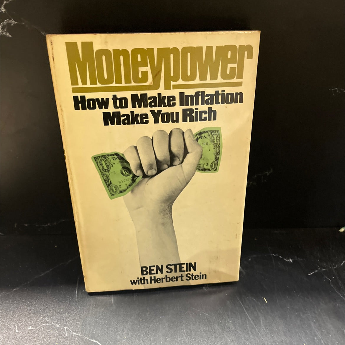 moneypower how to make inflation make you rich book, by ben stein with herbert stein, 1979 Hardcover image 1